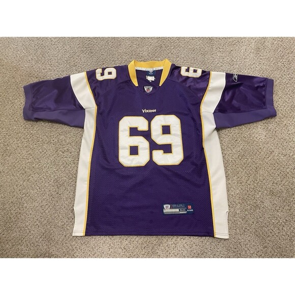 Reebok Other - Jared Allen Minnesota Vikings #69 Stitched Reebok Purple Jersey Mens Size 50